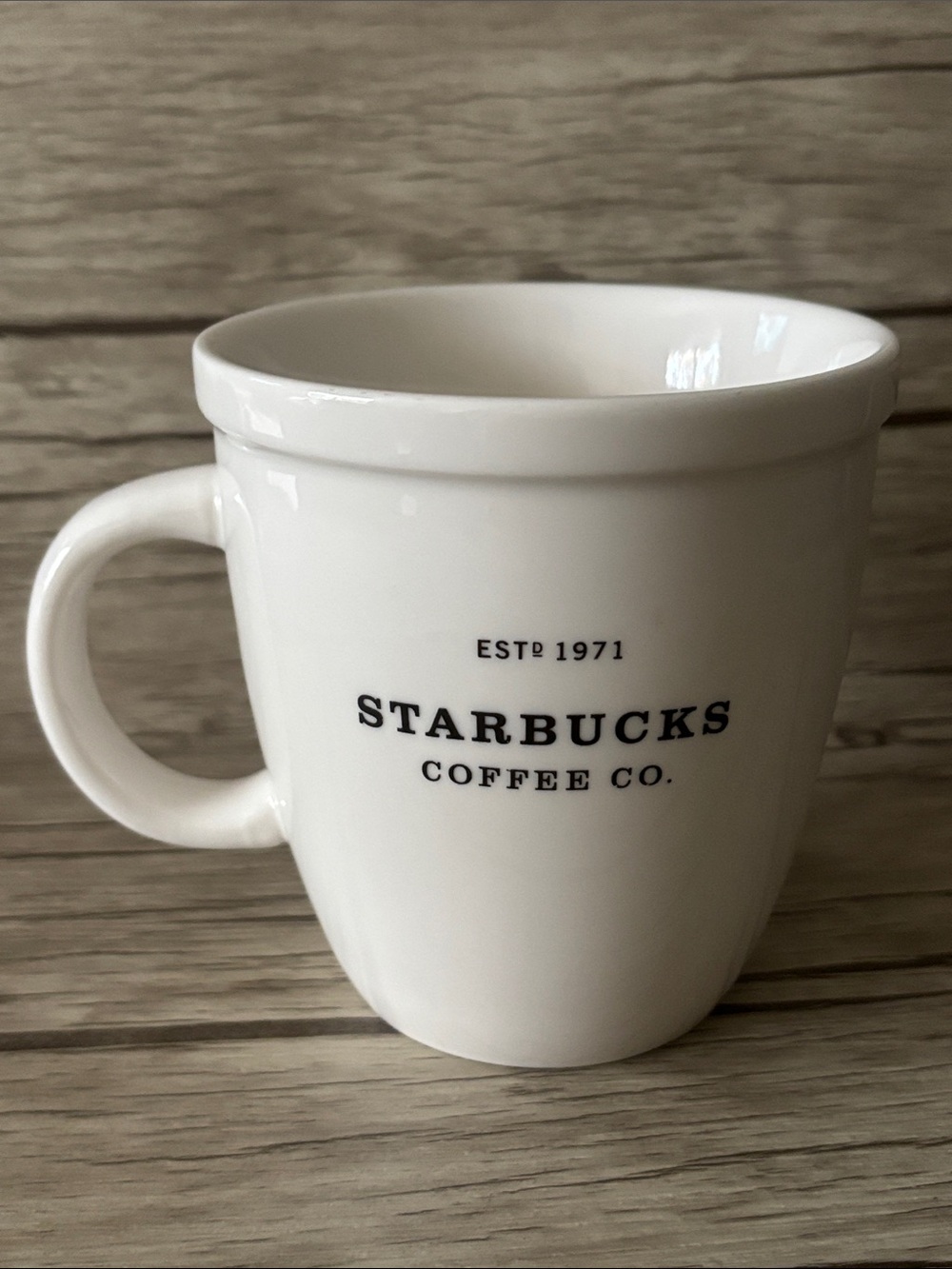 STARBUCKS 2001 Limited Edition Barista “ Abbey “ Coffee Tea Mug 16-18 oz